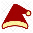 Santa Hat Christmas Winter Accessory Icon