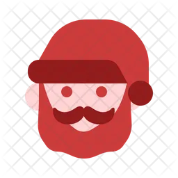 Santa head  Icon