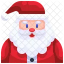 Santa Santa Face Icon
