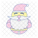 Santa Christmas Food Icon
