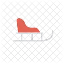 Santa Christmas Sled Icon
