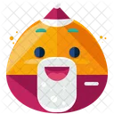 Santa Emoji Face Icon
