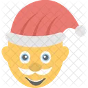 Weihnachtsmann Claus Lachelnd Symbol