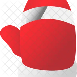 Santa Mittens  Icon