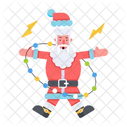 Santa Shock  Icon
