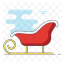Sledge Santa Slide Slide Icon
