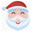 Santa Smiley Emoji Smiley Icon