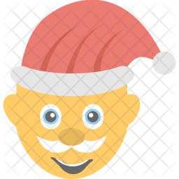 Santa Smiling Icon