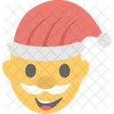 Santa Claus Smiling Icon