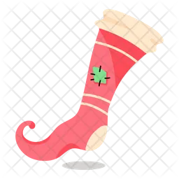 Santa Sock  Icon