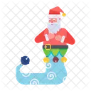 Santa Sock  Symbol