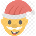 Santa Claus Sonriendo Icono