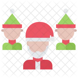 Santa Team  Icon