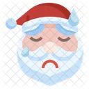 Papá Noel triste  Icono