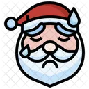 Papá Noel triste  Icono