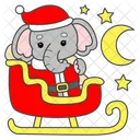 Elephant Safari Asian Icon