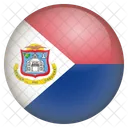 Sint Maarten Bandera Icono