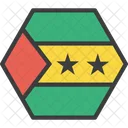 Sao Tome Country Icon