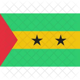 Sao tome and principle Flag Icon