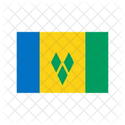 São Vicente e Granadinas Flag Icon