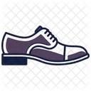 Sapatos de sela masculinos negros  Ícone