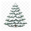 Noel Arbre Decoration Icône