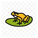 Sapo Lirio Almofada Ícone