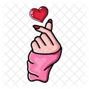 Sarangheo Saint Valentin Amour Icône
