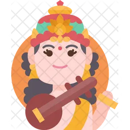 Saraswati  Icon