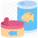 Sardina Comida Enlatada Lata Icono