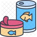 Sardina Comida Enlatada Lata Icono