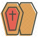 Sarg Schatulle Kreuz Symbol