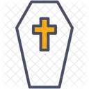 Sarg Schatulle Kreuz Symbol