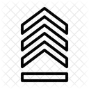 Ejercito Insignia Chevron Icono