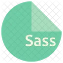Sass File Format Icon