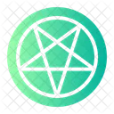 Satanism Satan Pentangle Icon