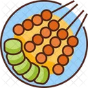 Satay Food Dish Icon