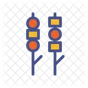 Satay Meat Baked Icon