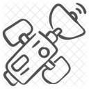 Satelite Estacao De Satelite Comunicacoes Ícone