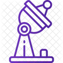 Satelite Antena Parabolica Radiodifusao Ícone