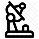 Satelite Antena Parabolica Radiodifusao Ícone