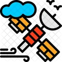 Satelite Satelite Terrestre Objeto Em Orbita Ícone