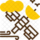Satelite Satelite Terrestre Objeto Em Orbita Ícone