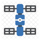 Satelite Antena Parabolica Espacio Icono