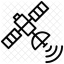 Satelite Emision Antena Parabolica Icono
