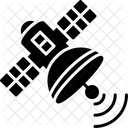 Satelite Antena Prato Ícone
