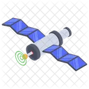 Transmissao Sem Fio Satelite De Comunicacao Radiodifusao Ícone