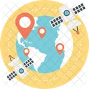 GPS Satelite Comunicacao Icon