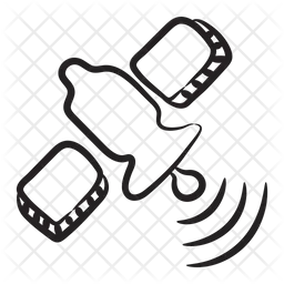 Satélite inteligente  Ícone