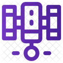 Satellit Raumschiff Radar Symbol